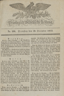 Privilegirte Schlesische Zeitung. 1833, No. 290 (10 December) + dod.