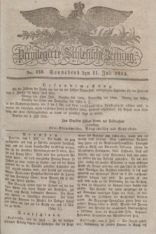 Privilegirte Schlesische Zeitung. 1835, No. 159 (11 Juli) + dod.