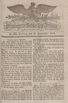 Privilegirte Schlesische Zeitung. 1835, No. 224 (25 September) + dod.