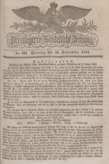 Privilegirte Schlesische Zeitung. 1835, No. 226 (28 September) + dod.