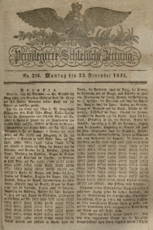 Privilegirte Schlesische Zeitung. 1835, No. 274 (23 November) + dod.