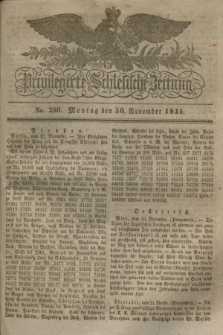 Privilegirte Schlesische Zeitung. 1835, No. 280 (30 November) + dod.