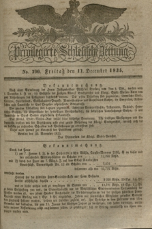 Privilegirte Schlesische Zeitung. 1835, No. 290 (11 December) + dod.
