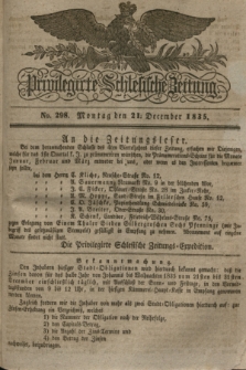 Privilegirte Schlesische Zeitung. 1835, No. 298 (21 December) + dod.