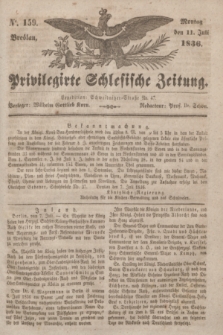 Privilegirte Schlesische Zeitung. 1836, No. 159 (11 Juli) + dod.