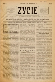 Życie : piotrkowski organ tygodniowy. 1915, nr 19