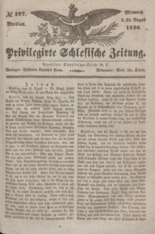 Privilegirte Schlesische Zeitung. 1836, № 197 (24 August) + dod.