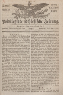 Privilegirte Schlesische Zeitung. 1836, № 205 (2 September) + dod.