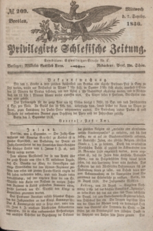 Privilegirte Schlesische Zeitung. 1836, № 209 (7 September) + dod.