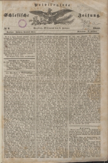 Privilegirte Schlesische Zeitung. 1844, № 2 (3 Januar) + dod.
