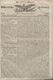 Privilegirte Schlesische Zeitung. 1844, № 12 (15 Januar) + dod.