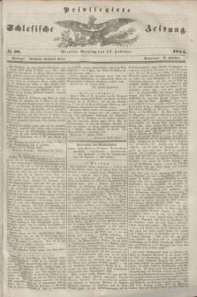 Privilegirte Schlesische Zeitung. 1844, № 36 (12 Februar) + dod.