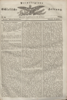Privilegirte Schlesische Zeitung. 1844, № 41 (17 Februar) + dod.