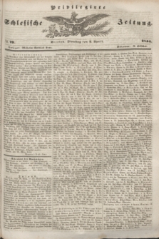 Privilegirte Schlesische Zeitung. 1844, № 79 (2 April) + dod.