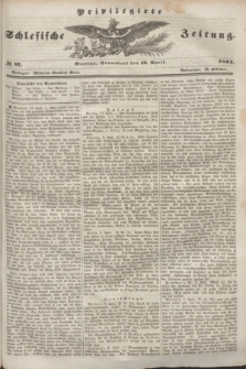 Privilegirte Schlesische Zeitung. 1844, № 87 (13 April) + dod.