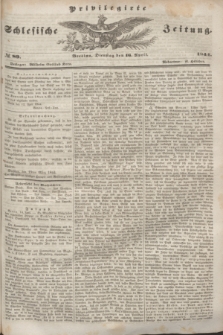 Privilegirte Schlesische Zeitung. 1844, № 89 (16 April)