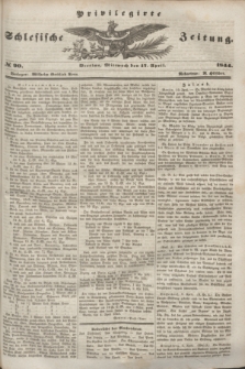 Privilegirte Schlesische Zeitung. 1844, № 90 (17 April) + dod.