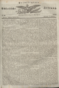 Privilegirte Schlesische Zeitung. 1844, № 97 (25 April) + dod.