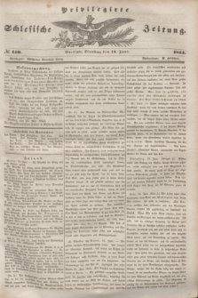 Privilegirte Schlesische Zeitung. 1844, № 140 (18 Juni) + dod.