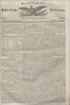 Privilegirte Schlesische Zeitung. 1844, № 171 (24 Juli) + dod.