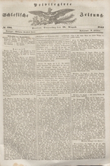 Privilegirte Schlesische Zeitung. 1844, № 196 (22 August) + dod.