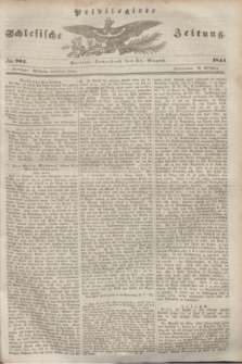 Privilegirte Schlesische Zeitung. 1844, № 204 (31 August) + dod.