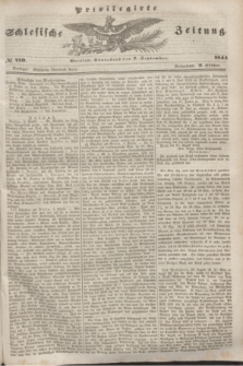Privilegirte Schlesische Zeitung. 1844, № 210 (7 September) + dod.