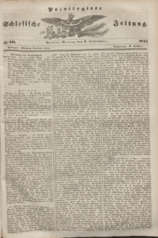 Privilegirte Schlesische Zeitung. 1844, № 211 (9 September) + dod.
