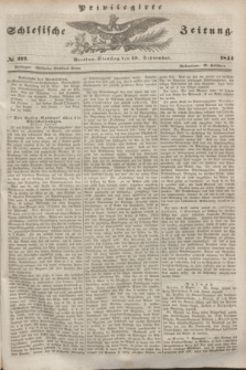 Privilegirte Schlesische Zeitung. 1844, № 212 (10 September) + dod.