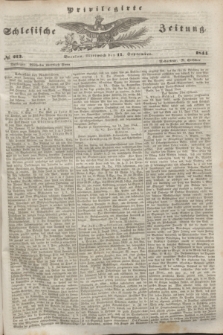 Privilegirte Schlesische Zeitung. 1844, № 213 (11 September) + dod.