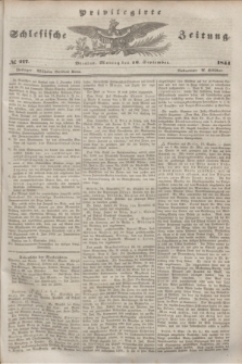 Privilegirte Schlesische Zeitung. 1844, № 217 (16 September) + dod.