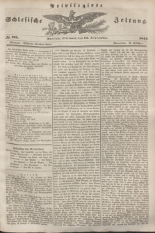 Privilegirte Schlesische Zeitung. 1844, № 225 (25 September) + dod.