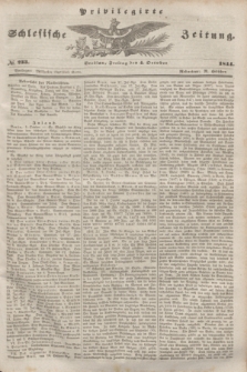 Privilegirte Schlesische Zeitung. 1844, № 233 (4 October) + dod.