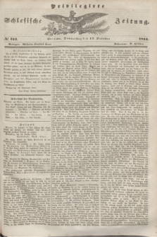 Privilegirte Schlesische Zeitung. 1844, № 244 (17 October) + dod.