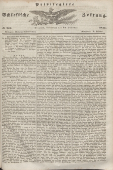 Privilegirte Schlesische Zeitung. 1844, № 249 (23 October) + dod.