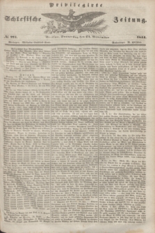 Privilegirte Schlesische Zeitung. 1844, № 274 (21 November) + dod.