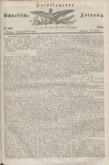 Privilegirte Schlesische Zeitung. 1844, № 279 (27 November) + dod.