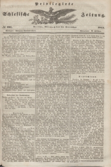 Privilegirte Schlesische Zeitung. 1844, № 291 (11 December)