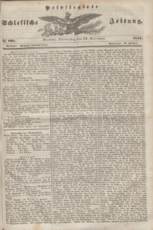 Privilegirte Schlesische Zeitung. 1844, № 292 (12 December) + dod.