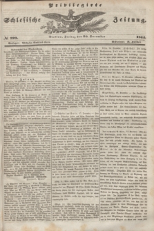 Privilegirte Schlesische Zeitung. 1844, № 299 (20 December) + dod.