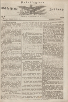 Privilegirte Schlesische Zeitung. 1845, № 3 (4 Januar) + dod.
