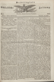 Privilegirte Schlesische Zeitung. 1845, № 7 (9 Januar) + dod.