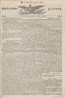 Privilegirte Schlesische Zeitung. 1845, № 19 (23 Januar) + dod.