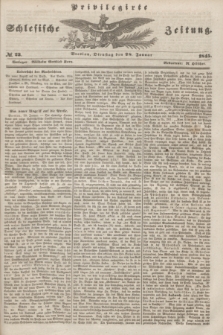 Privilegirte Schlesische Zeitung. 1845, № 23 (28 Januar) + dod.