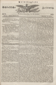 Privilegirte Schlesische Zeitung. 1845, № 25 (30 Januar) + dod.