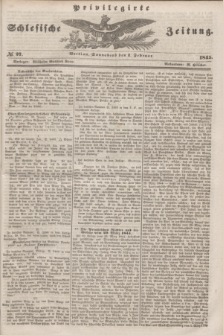 Privilegirte Schlesische Zeitung. 1845, № 27 (1 Februar) + dod.