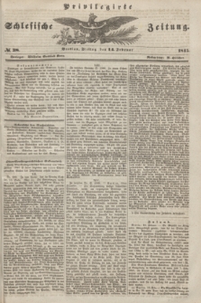 Privilegirte Schlesische Zeitung. 1845, № 38 (14 Februar) + dod.