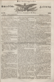 Privilegirte Schlesische Zeitung. 1845, № 66 (19 März) + dod.