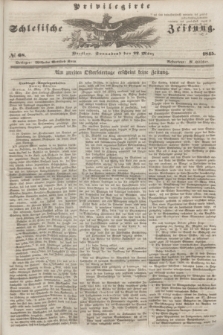 Privilegirte Schlesische Zeitung. 1845, № 68 (22 März) + dod.