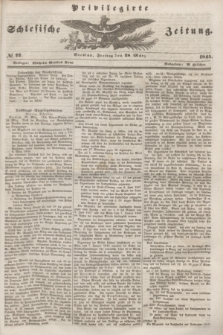 Privilegirte Schlesische Zeitung. 1845, № 72 (28 März) + dod.